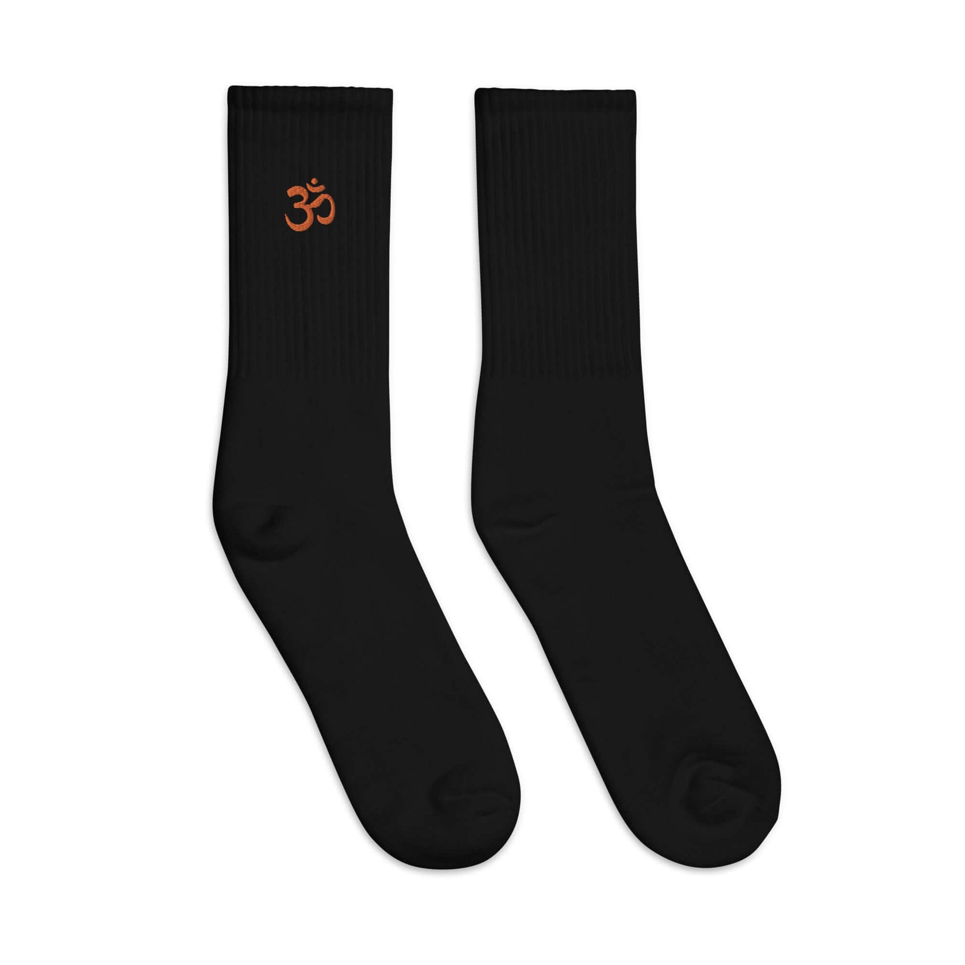 OM Embroidered Socks Black Practice Pieces