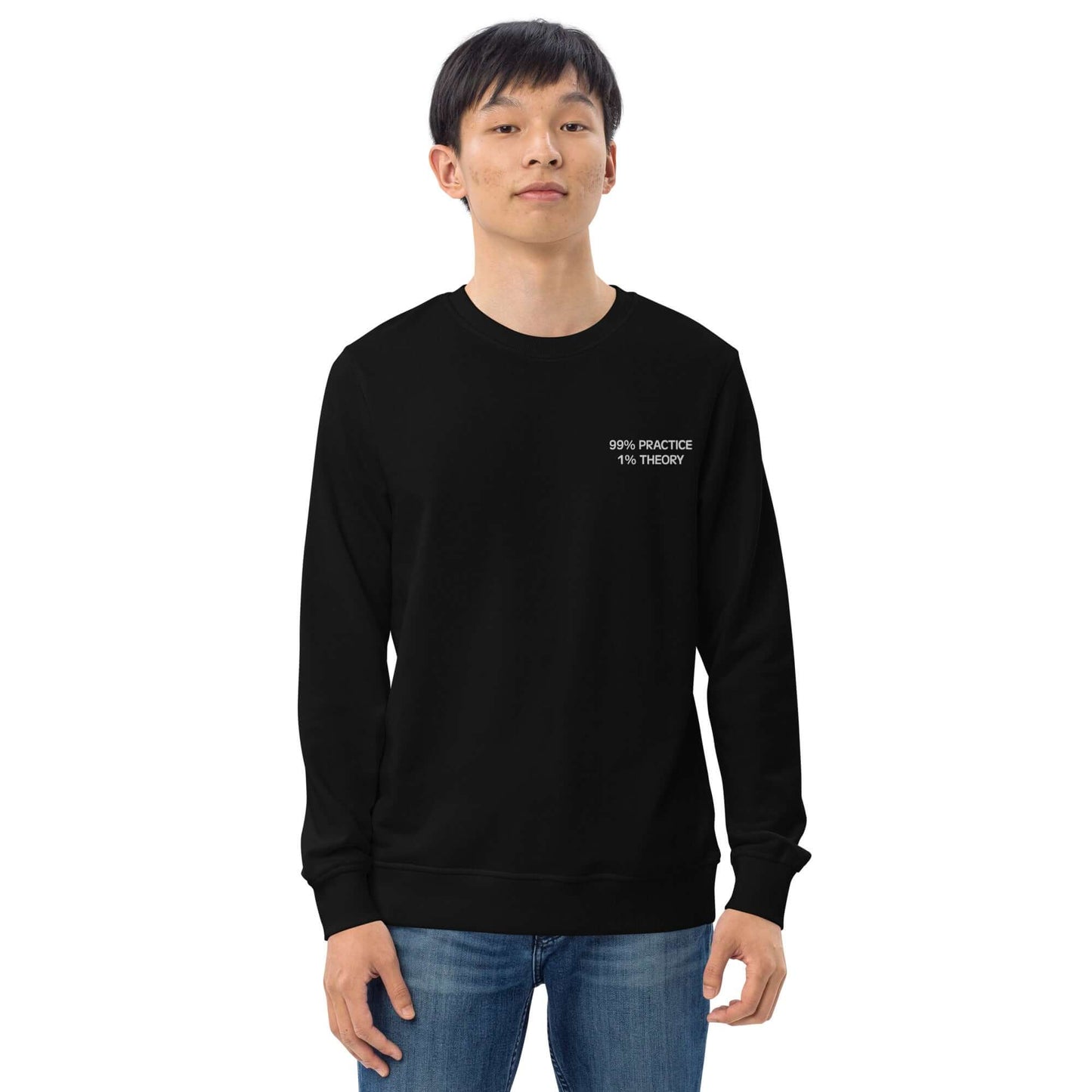 99% Practice Organic Unisex Sweatshirt Black Practice Pieces