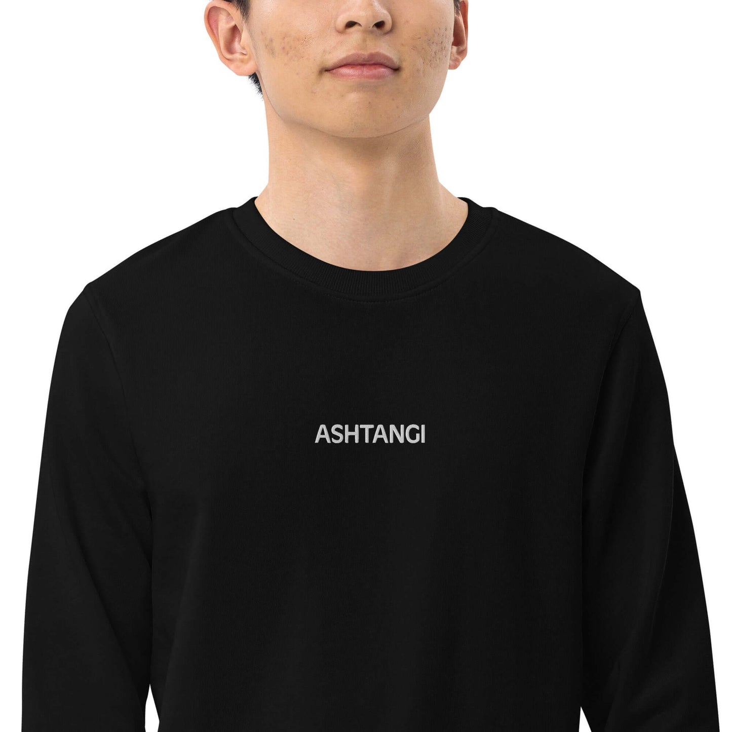 Ashtangi Organic Unisex Sweatshirt Black Practice Pieces
