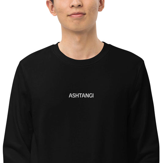Ashtangi Organic Unisex Sweatshirt Black Practice Pieces
