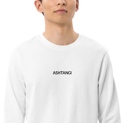 Ashtangi Organic Unisex Sweatshirt White Practice Pieces