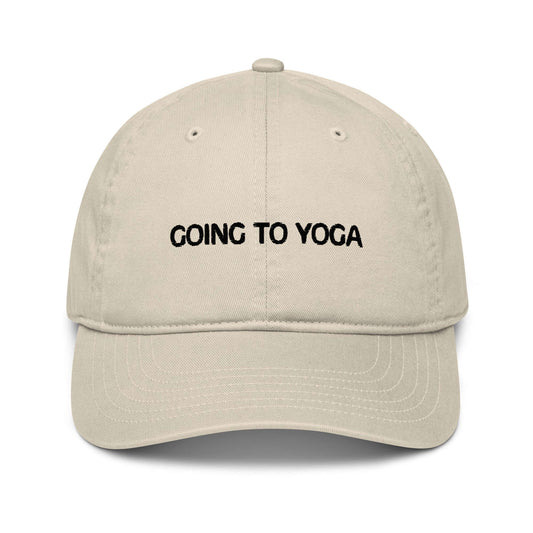 Organic Yoga Baseball Hat in Oyster Practice Pieces